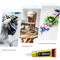 Lem Super Zhanlida T8000 15ml Viskositas Sedang untuk Perbaikan Ponsel dan Perekat LCD Komputer