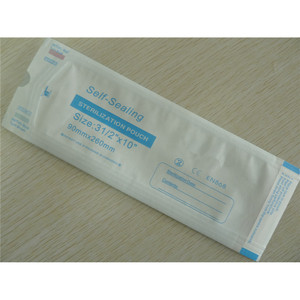 Pochette de stérilisation auto-scellante 90 mm x 260 mm, certifiée EN868 CE, emballage médical - Product Image 2