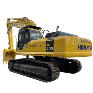 Excavadora de cadenas Komatsu PC400 de 40 toneladas con cucharón de excavación, equipo de construcción pesado usado, original de Japón, PC350 PC450 330D - Product Image 1