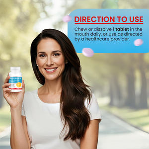 Suplemento herbal de marca personalizada OEM, suplemento de vitamina B12, suplemento de ácido fólico, tableta de suplementos de vitamina B12 - Product Image 2