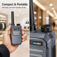 XUNLIBAO Mini Talkie-walkie X3 sans fil UHF portable, radio bidirectionnelle, communication portable, USB Type-C, longue portée