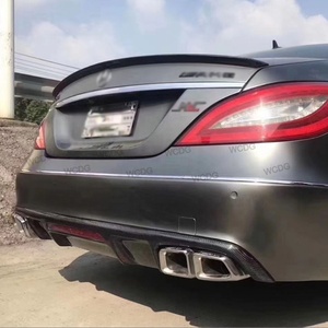 Diffusore Posteriore in Fibra di Carbonio Stile BS per <span class=keywords><strong>Mercedes</strong></span> Benz W218 AMG CLS63 CLS550 2011-2018, Splitter per Paraurti Posteriore, Kit Carrozzeria Auto - Product Image 6