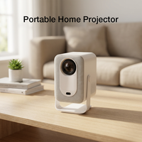 Mini projecteur portable C600 Pro 720P Allwinner H723 4K HD Android 14 5G WIFI 200 ANSI Lumens avec batterie rechargeable