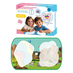 Cartoon Animal Style Wieder verwendbare Wasser Leinwand pädagogische Zeichnung Spielzeug Reise tragbare magische Wasser Zeichen buch zum Verkauf - Product Image 3