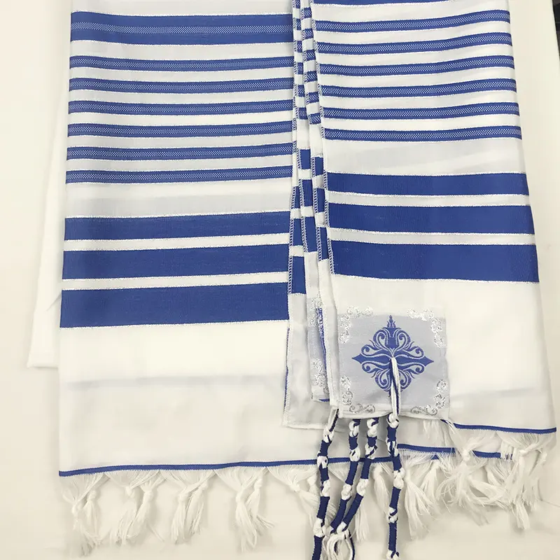 Judaism Tallit Prayer Shawl Acrylic Tallit Gadol Tzitzit for Prayer Wash & Iron Gift Bar Mitzvah