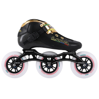 Patins à roulettes 4 roues en fibre de carbone pour enfants et adultes avec roues en PU