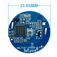Module de bouton de panique Bluetooth Holyiot NRF54L15, capteur d'accélération, balise iBeacon, balise Eddystone pour la navigation
