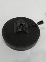 Tabouret roulant de salon moderne en acier inoxydable de qualité commerciale OEM - Chaise pivotante à levage hydraulique pour la coiffure, le spa et la salle de sport