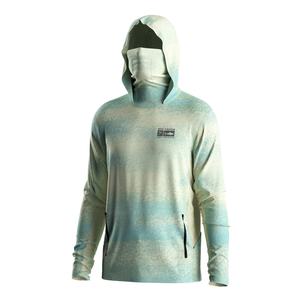 Sweat à capuche de pêche léger pour homme avec masque intégré UPF50+ et tissu respirant haute technologie pour toutes les conditions météorologiques - Product Image 1