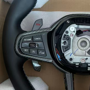 Volante Deportivo de Cuero M Sport para <span class=keywords><strong>BMW</strong></span> M3 M4 M5 M6 X3 G30 X4 X5 X6 X7 <span class=keywords><strong>X8</strong></span> G01 G12 G20 G80 G82 330i M340i - Product Image 2