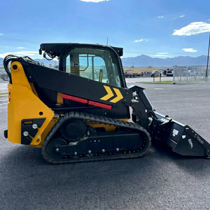 รถตักล้อยาง JCB คุณภาพสูง แบบตีนตะขาบ เครื่องยนต์ดีเซล สีเหลือง อุปกรณ์ก่อสร้าง กำลังขุดสูง 2500 กก. - Product Image 1