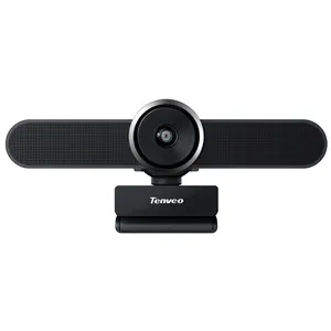 TENVEO Webcam Full Hd 1080P, Kamera Web dengan Speaker Tanam & Webcam USB MIK