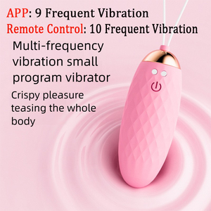 Draadloze Bluetooth ananasvormige bullet vibrator met slimme app-afstandsbediening, medische siliconen hoes, seksspeeltje, IPX6. - Product Image 3