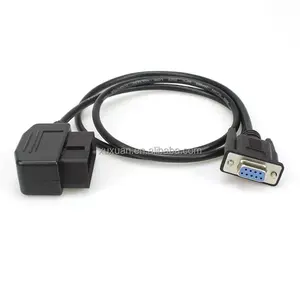 Câble de connexion mâle OBD2 personnalisé pour outils de connexion de voiture et d'ordinateur