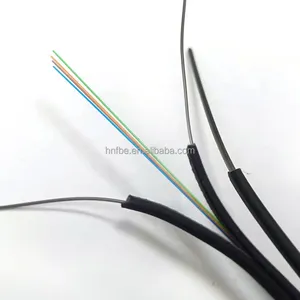 Feiboer blue core FTTH 1 Core Fiber Optical Cable Price Per Meter suppliers galvanized steel wire PVC drum with carton box