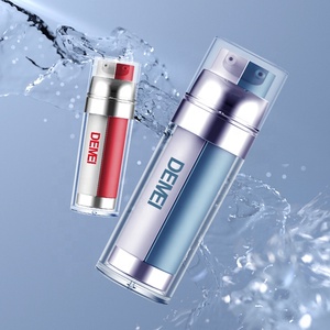 Bán buôn sang trọng <span class=keywords><strong>20ml</strong></span> * 2 buồng kép không có không khí đôi buồng bơm chai mỹ phẩm Acrylic nhựa Lotion bơm chai - Product Image 2