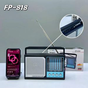ลำโพงบลูทูธใหม่ FP-818 ใช้ไฟบ้าน AC 220V วิทยุ AM FM SW1-10 12 แบนด์ วิทยุพกพา ลำโพงวิทยุพกพาพร้อ<span class=keywords><strong>ม</strong></span>เสาอากาศ ขายส่ง - Product Image 5