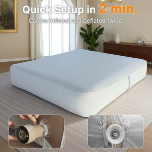 Matelas gonflable en TPU à vente chaude, matelas pneumatique à points de suture, matelas doux et confortable en tissu à points de suture - Product Image 1