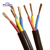 Câbles flexibles en caoutchouc pour alimentation électrique VDE Fil de pompe submersible certifié 300/500V 3x2.5mm2 3x4mm2 Câble BRS en cuivre CE de Shanghai