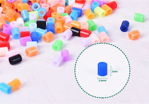 Kit de perles thermocollantes de 2,6 mm, ensemble de bricolage artisanal, 24 à 120 couleurs, matériau PE, vente en gros directe <span class=keywords><strong>d</strong></span>'usine, OEM et ODM, jouets - Product Image 4
