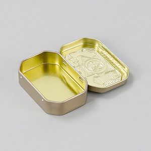 Tùy Chỉnh In Kim Loại Hộp Thiếc Bao Bì Với Bản Lề Nắp Lưu Trữ Container Trang Trí Hộp Quà Tặng Nhà Máy Nhà Sản Xuất Tại Trung Quốc - Product Image 2