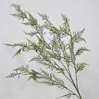 Plante verte artificielle, fougère asperge, herbe aérienne, feuille d'alocasia, arrangement floral de mariage, décoration de salle de mariage, plante verte décorative