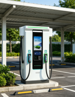Chargeur rapide DC Type 2 380/415V Niveau 3 Borne de recharge pour véhicules électriques murale à usage commercial