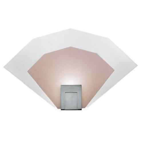 Modern Minimalist LED Wall Lamp Model 160 F Decorative Square Wall Sconce for Living Room Warm White CCT Fitted to Wall