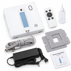 Robot Limpiacristales Automático de 8500 Pa con Pulverización de Agua de 6 Puntos, Detección de Bordes sin Marco, Control Remoto y Motor sin Escobillas - Product Image 5