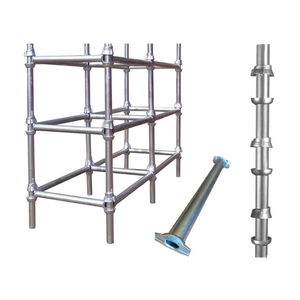 Système d'échafaudage Allround Ring Lock Rosette Wedge Construction en acier Ringlock Vertical Metal Layer Ladders & Échafaudages - Product Image 1