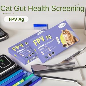 Kit de détection de peste de chat FPV bandelettes de <span class=keywords><strong>test</strong></span> vétérinaires d'auto-<span class=keywords><strong>test</strong></span> pour <span class=keywords><strong>test</strong></span> de carte de papier de santé intestinale de chat - Product Image 2