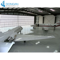 Solution de construction d'hangar d'avion en structure acier sur mesure pour le stationnement, la réparation et l'aviation générale