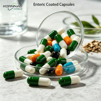 Capsules de gélatine dure vides, enterosolubles, de taille 00, 0, 1, 2, couleur personnalisée, gélules vides enterosolubles