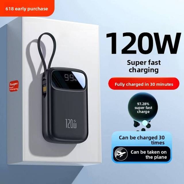 20000mAh 22.5W Fast Charging Power Bank with LED Display 2 Type-C Outputs 3C Certified Plastic Material