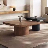 Table basse italienne en bois massif haut de gamme pour salon Design élégant haut de gamme Table basse européenne bon marché de haute qualité