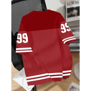FOXA Chemise en jersey pour garçon à manches courtes, col rond, respirante, vêtements de basket-ball, taille 99, imprimé King - Product Image 2