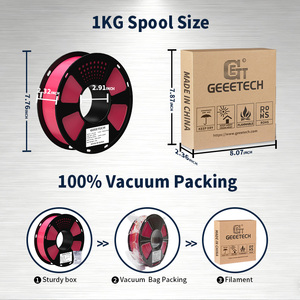 Geeetech Großhandelspreis PETG 3D-Drucker Filament Bulk OEM/ODM Maßanfertigung 1,75mm 1kg/5kg/10kg PETG Mehrfarbiges Druckfilament - Product Image 4