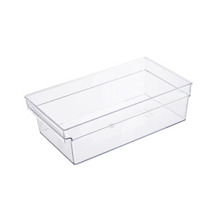 Refrigerator <b>Freezer</b> Drawer Organizer Rectangle Food Storage <b>Box</b> With Lattice For Egg And Vegetable Preservation - Product Image 5