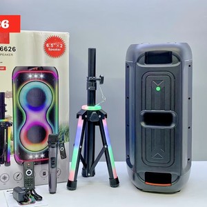 Altavoz Doble para Exteriores con Soporte para Altavoz 5.3, Batería Integrada, Alto Rendimiento para Bailes al Aire Libre, <span class=keywords><strong>Karaoke</strong></span> y Fiestas - Product Image 4