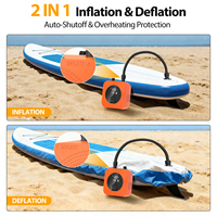 15600mAh 50-Cylinder Portable Air Compressor DC 12V Digital Tire Inflator Kayak Air Bed Car Van Smart Pump Power Bank Plastic