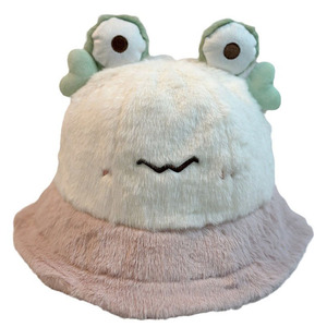 Automne et <span class=keywords><strong>hiver</strong></span> femmes grenouille cheveux seau chapeau chaud Imitation fourrure seau chapeau avec cache-oreilles adapté aux scènes de pêche de loisirs - Product Image 4