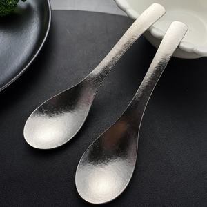 Cuillère en titane pur pour le camping en plein air, antibactérienne, résistante aux hautes températures, motif fleur de glace colorée, tendance et facile à nettoyer, personnalisable - Product Image 2