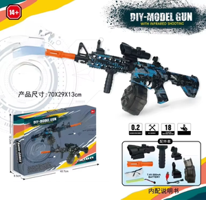 Pistola de Juguete de Plástico de Alta Velocidad, Pistola de Juguete <span class=keywords><strong>M4</strong></span> para Niños, Juego de Disparos al Aire Libre, Pistola de Juguete M416 con Tambor Grande para Niños - Product Image 4