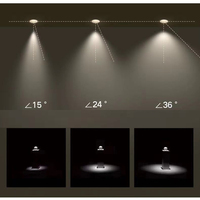 Plafonnier LED moderne en aluminium sans cadre 3 5 7 9 12W Ultra-lumineux Mini spots COB dimmables 80 GU10 Indice de protection IP44