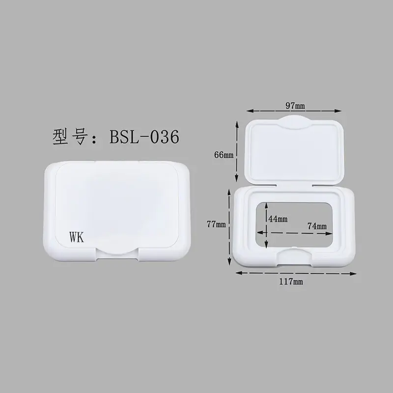 Cover Cap Towel Box Resealable Wet Wipe Lids Box Manufacturer Factory Rigid Snap-on PP Plastic for Paper CANS Customize Accept