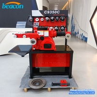 Torno para Discos y Tambores de Freno Beacon C9350C con Lámpara de Trabajo LED, Bandeja para Herramientas, Interruptor de Parada Automática Doble, Máquina de Corte de Rotores de Freno