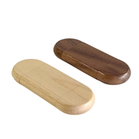 Nouvelle Clé USB OTG 2.0 en Bois pour Cadeau de Mariage avec Logo, Clé USB 2-en-1 Type C, Boîte en Noyer pour Téléphone