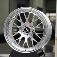 Jantes ANRUN personnalisées forgées, chromées polies, argentées brossées, multi-rayons concaves, monobloc, profondes ML 10RT SM 10RS E46 330Ci M3 6061-T6