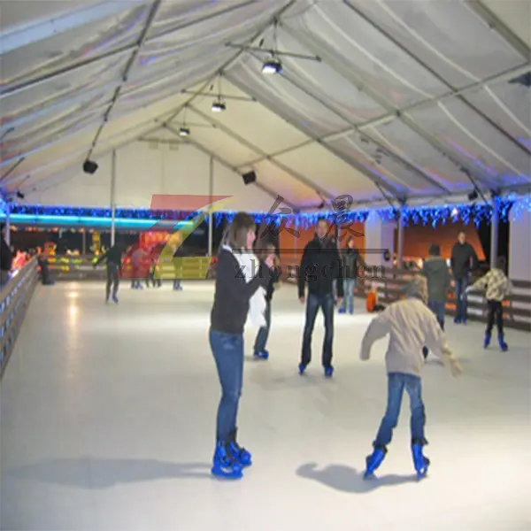 uhmwpe/hdpe artificial family outdoor skating ice cost effective rink floor