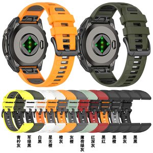 Produits populaires pour <span class=keywords><strong>Gramin</strong></span> Fenix 8 Bracelets de montre 22mm 26mm Bracelet de remplacement réglable en silicone bicolore - Product Image 6
